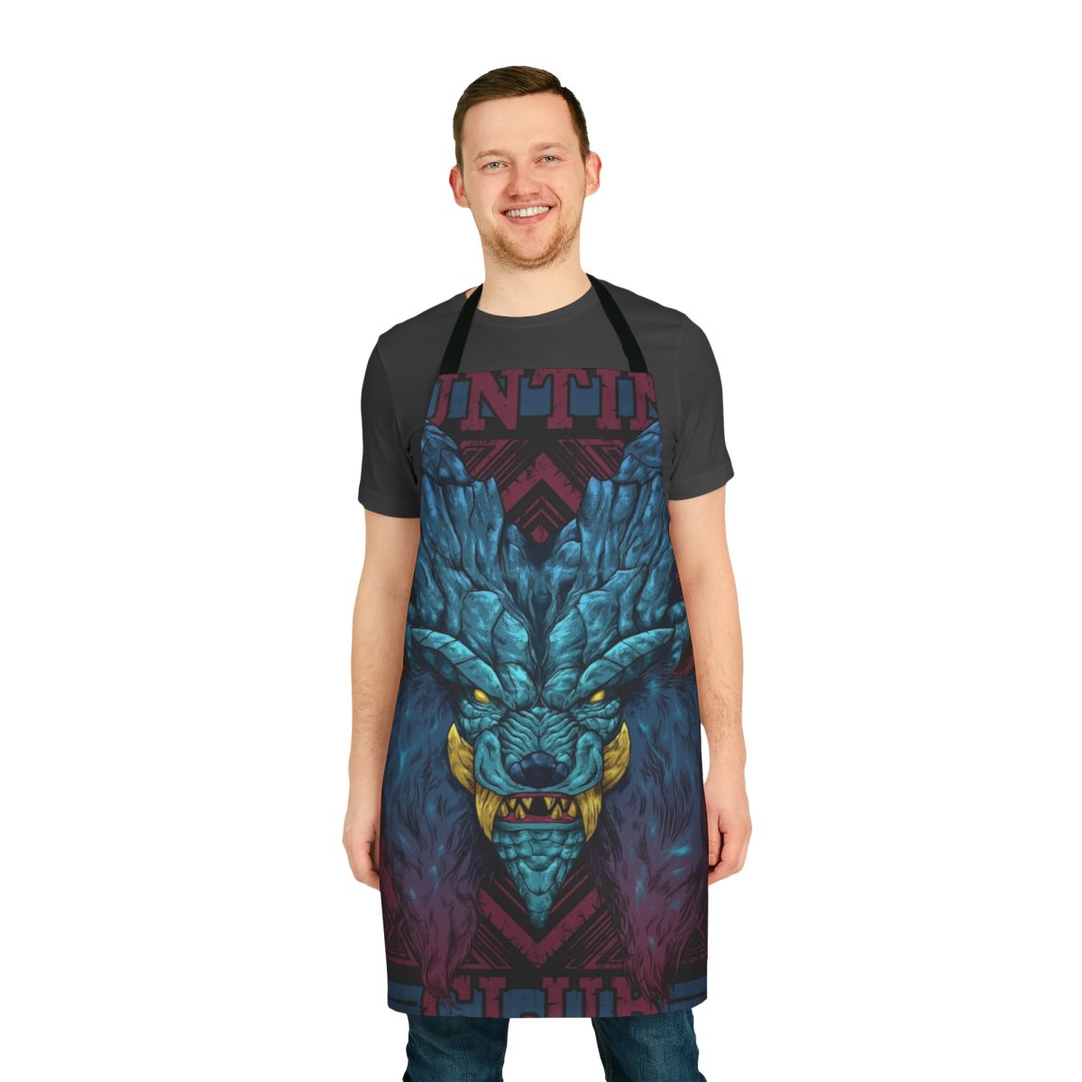 Monster Hunter inspired dragon apron
