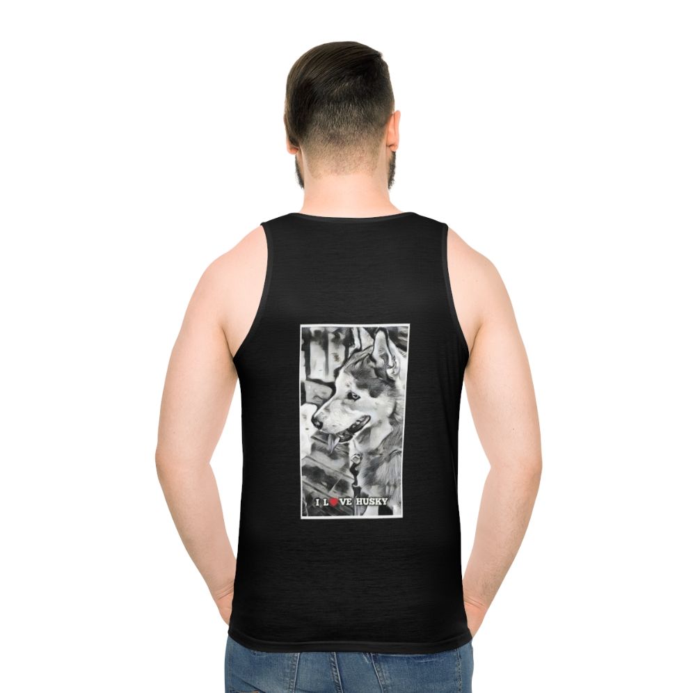 Husky Dog Unisex Tank Top