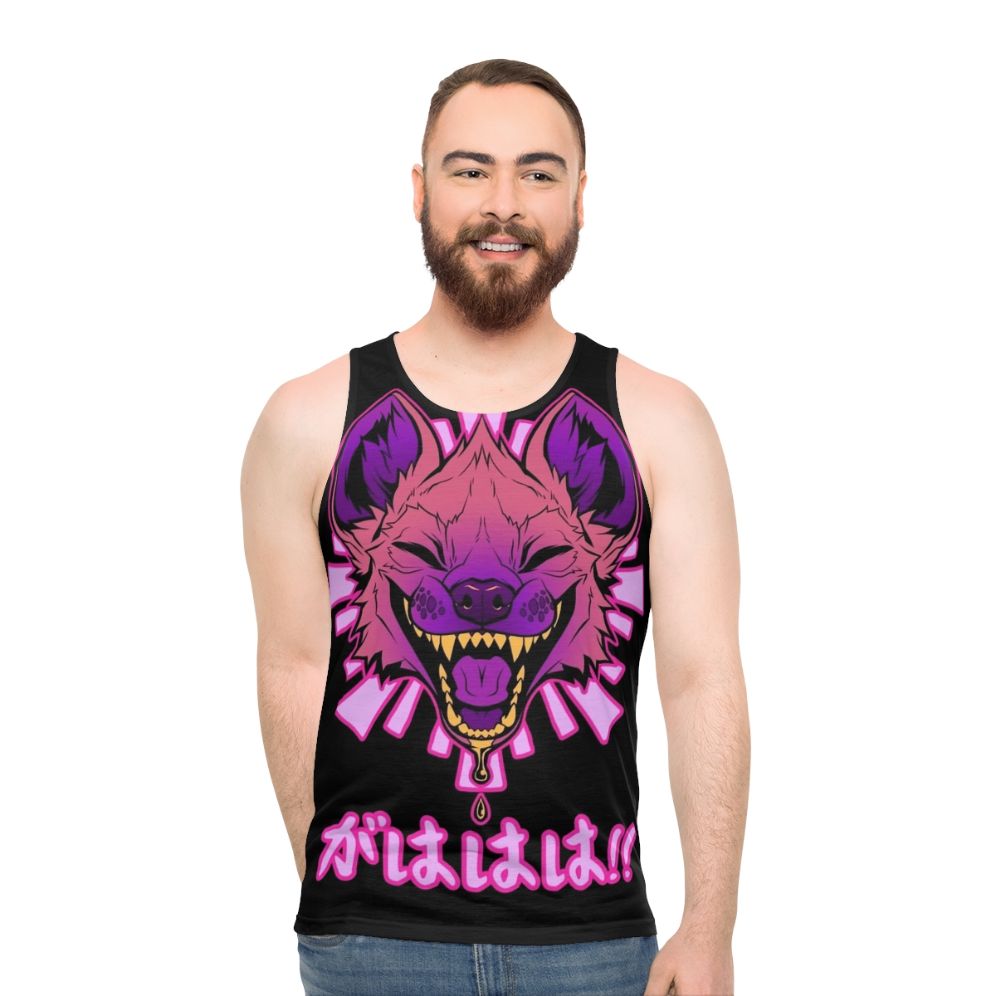 Hyena Anime Kawaii Vaporwave Japanese Fashion Unisex Tank Top