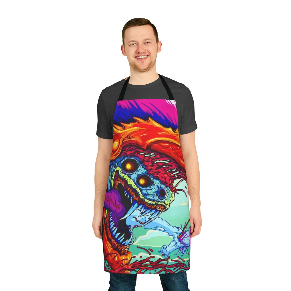 High quality Hyper Beast inspired apron with video game skin design