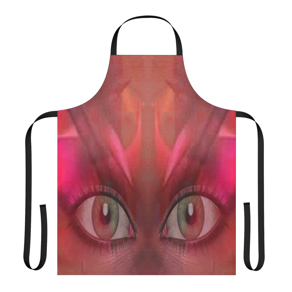 Hypnotized fantasy apron with abstract, colorful patterns