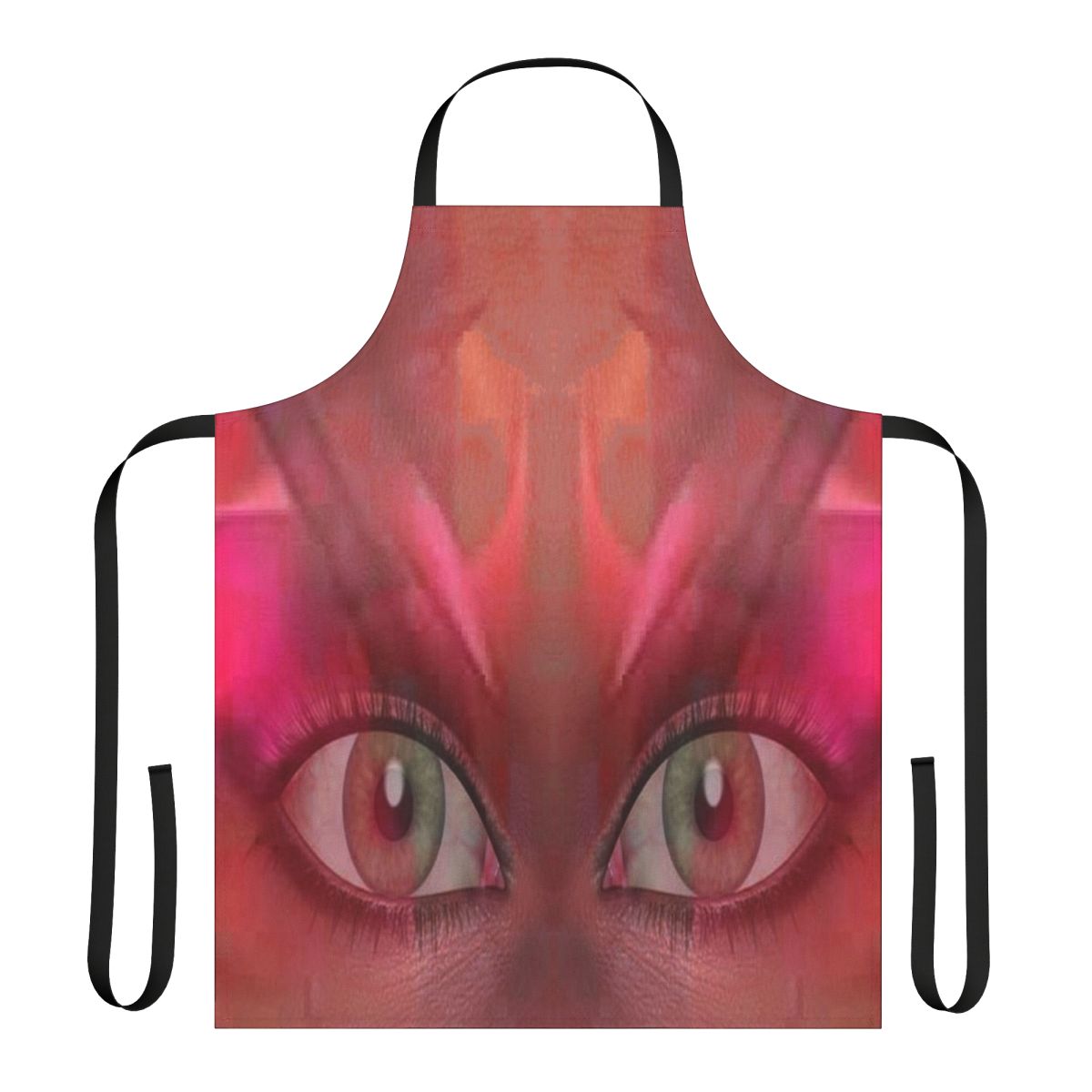 Hypnotized fantasy apron with abstract, colorful patterns