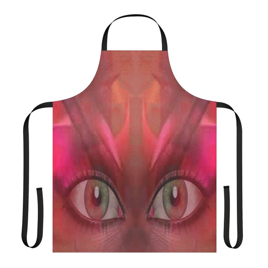 Hypnotized fantasy apron with abstract, colorful patterns
