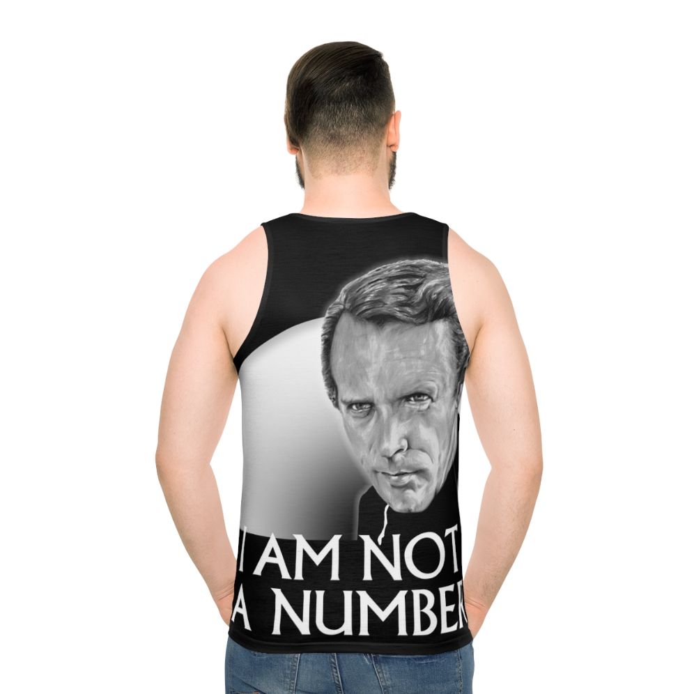 Unisex "I Am Not a Number" Tank Top from The Prisoner TV Show