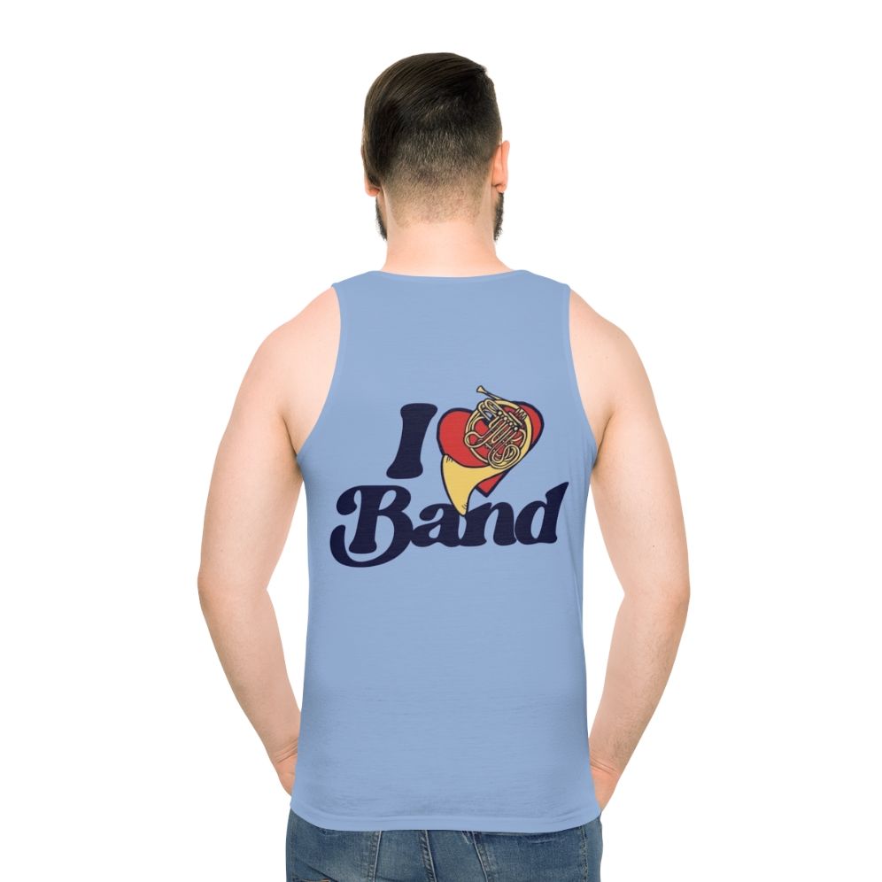 I Love Band Unisex French Horn Tank Top