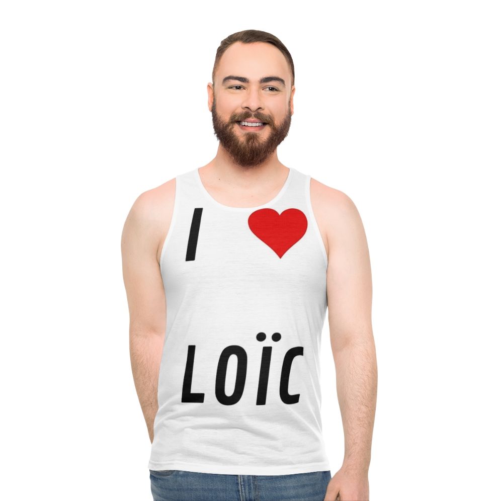 I Love Loic Unisex Tank Top