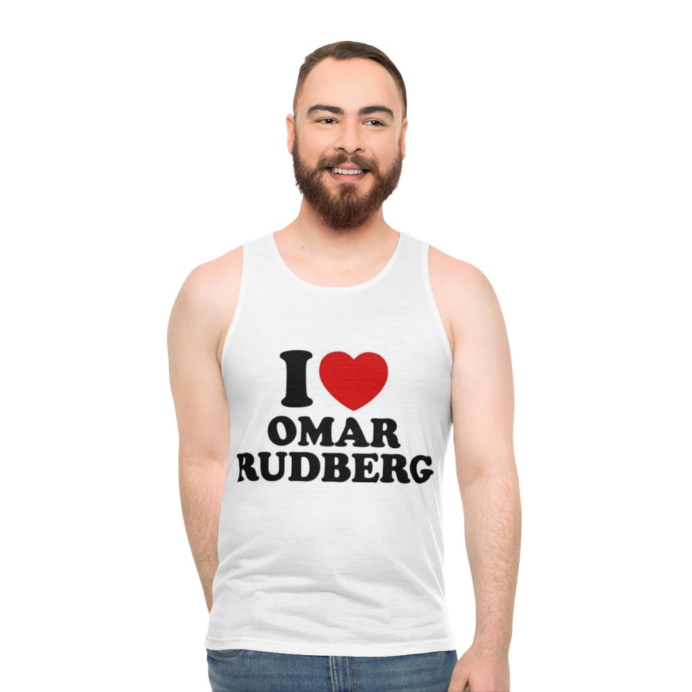 I Love Omar Rudberg Unisex Tank Top
