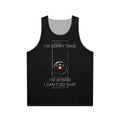"I M Sorry Dave" Unisex Tank Top featuring the iconic line from the classic sci-fi movie 2001: A Space Odyssey