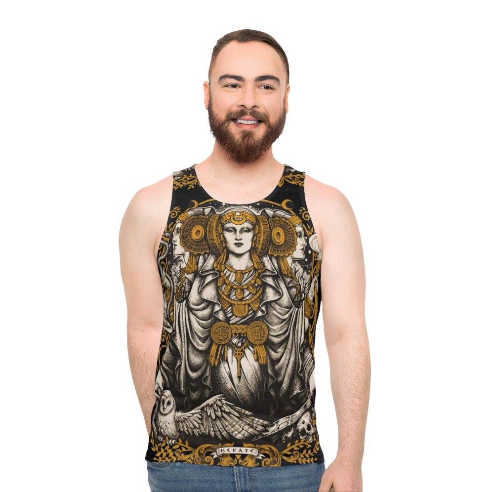 Iberian Hecate Unisex Art Nouveau Tank Top