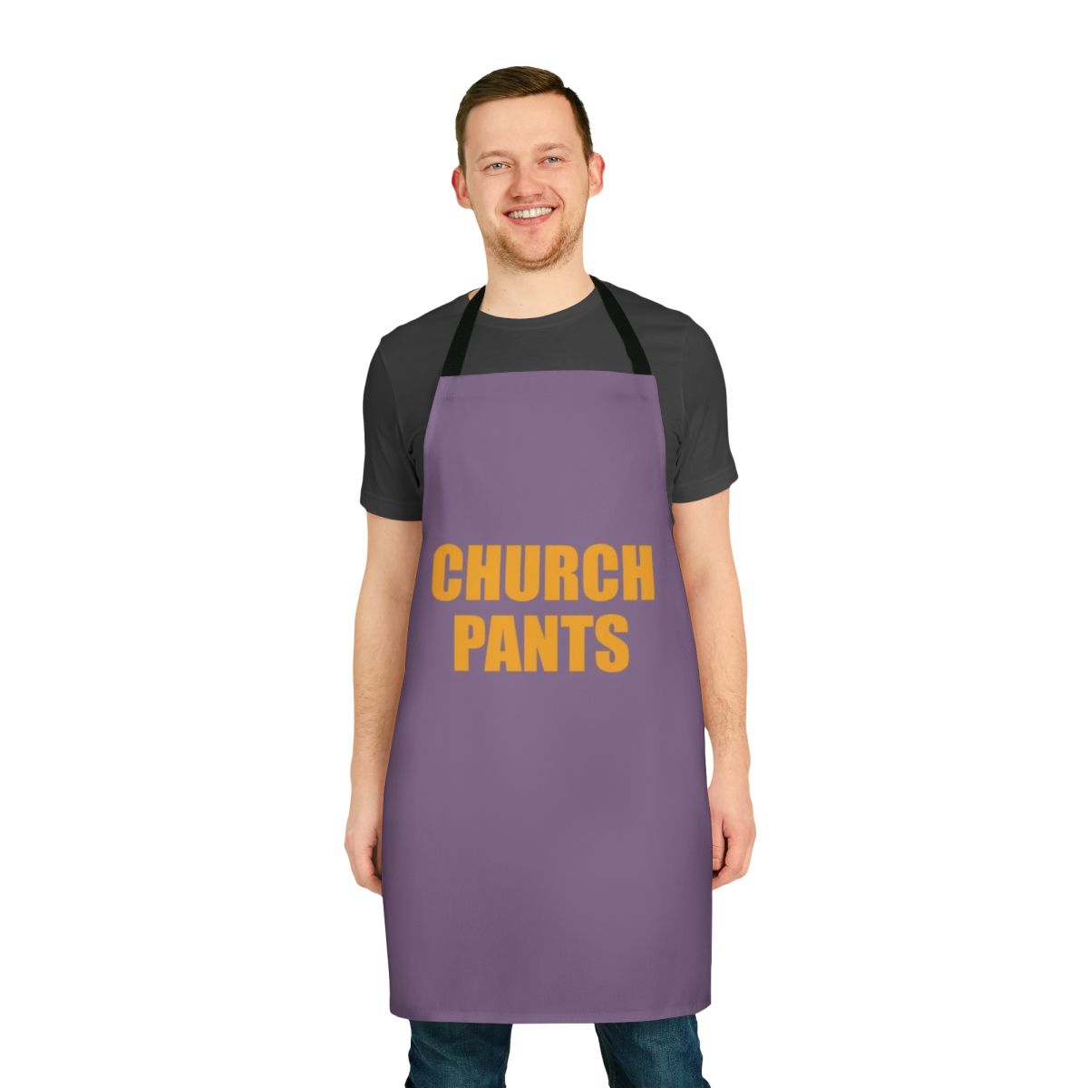 An iCarly-inspired apron featuring a design inspired by the character Penny from the TV show