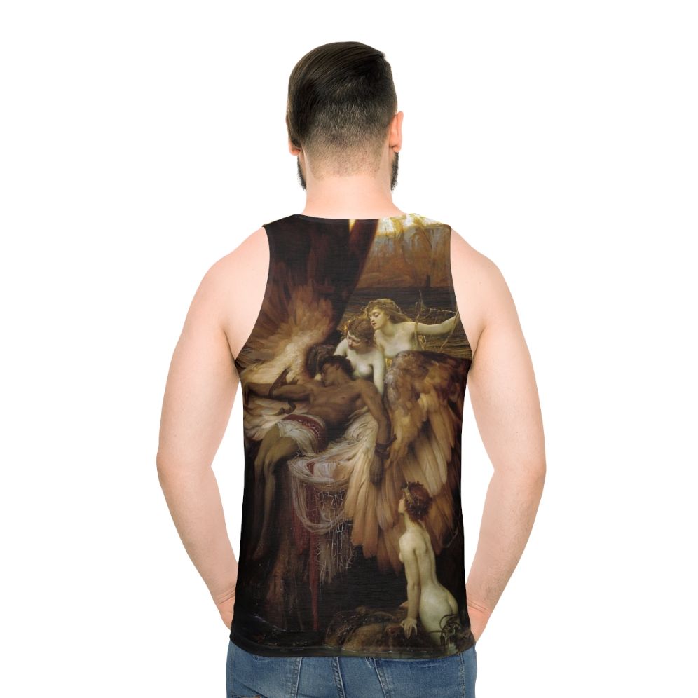 Unisex tank top featuring the Icarus myth painting by Herbert James Draper
