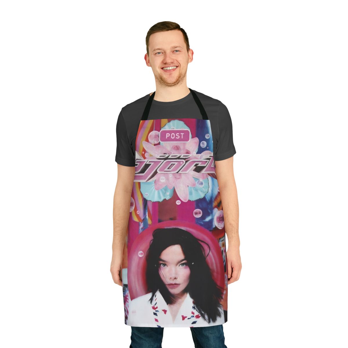 Björk-inspired apron with Icelandic influences