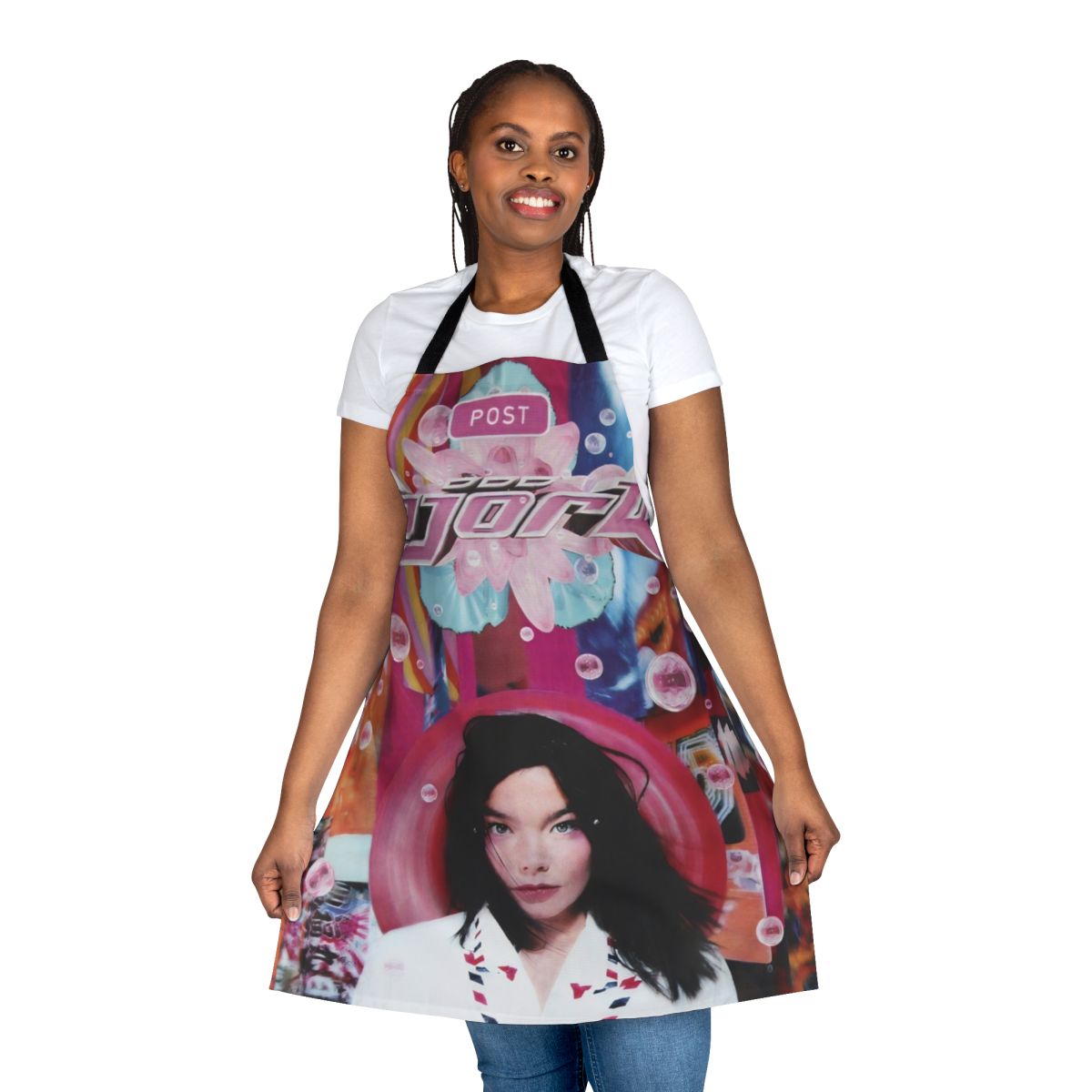 Björk-inspired apron with Icelandic influences