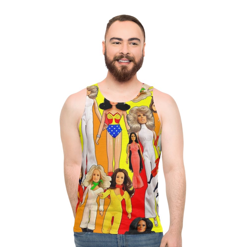 Iconic 70s unisex glamour tank top