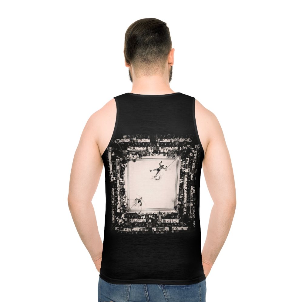 Vintage boxing tank top featuring Muhammad Ali and Williams fight