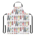 Apron featuring a design inspired by David Bowie's iconic Ziggy Stardust costume