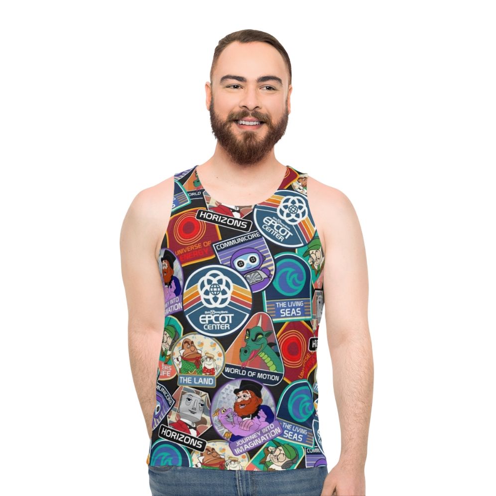 Iconic Epcot Center Unisex Tank Top