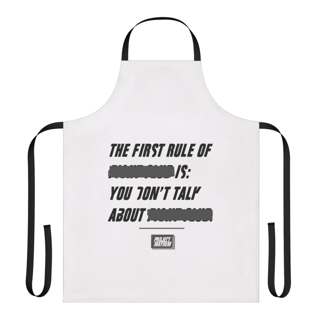 Fight Club inspired kitchen apron featuring the iconic Tyler Durden character