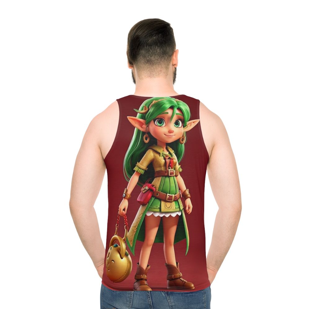 Vintage-inspired rock band unisex tank top
