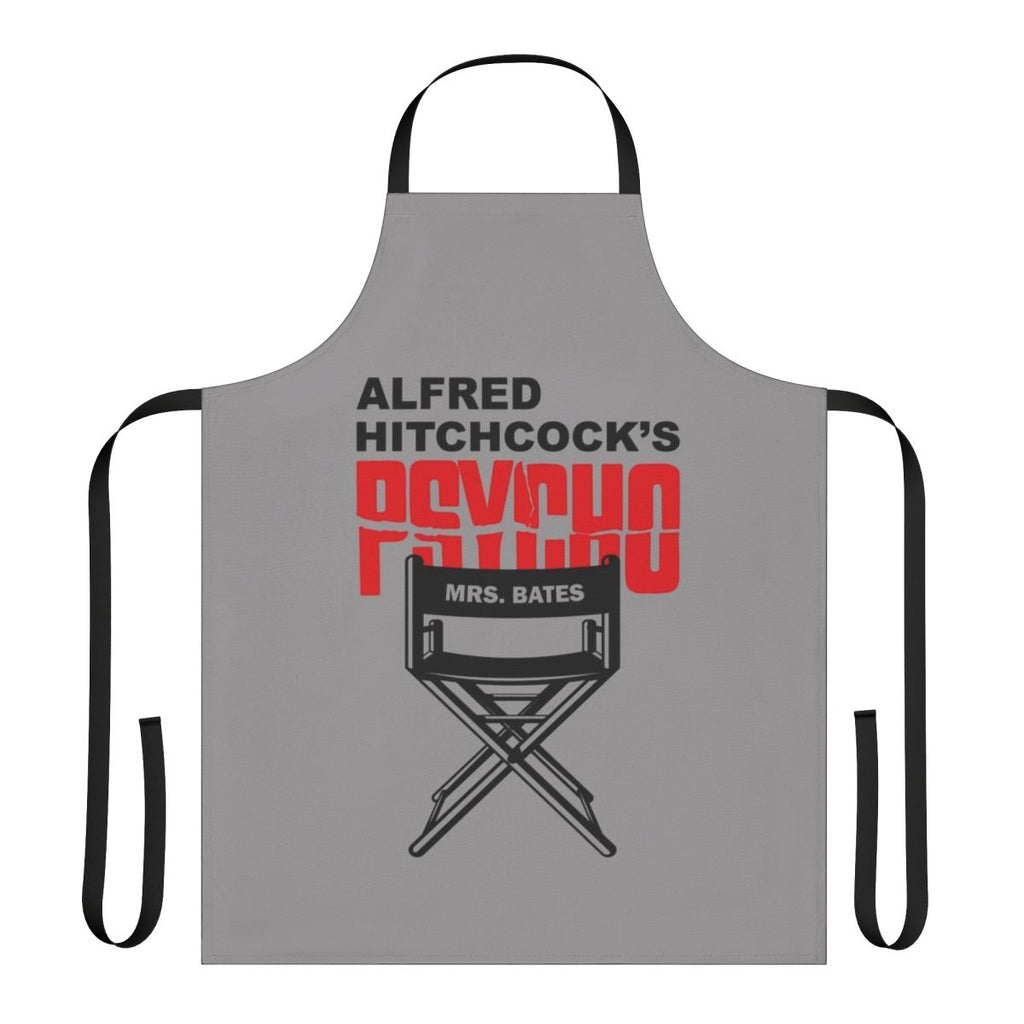 Apron featuring the iconic Psycho movie poster design by Alfred Hitchcock
