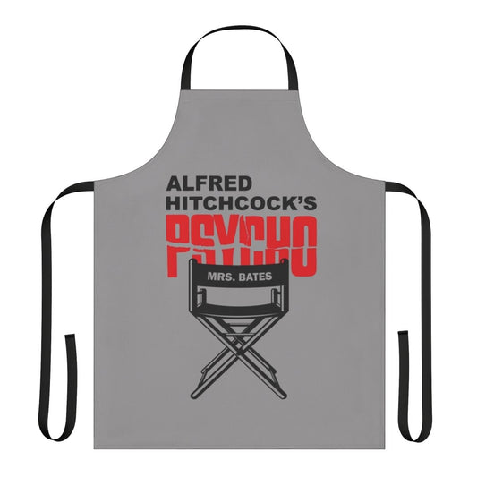 Apron featuring the iconic Psycho movie poster design by Alfred Hitchcock