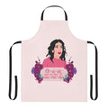 'House of Flowers' themed apron featuring Paulina de la Mora character