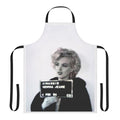 Vintage-style apron featuring Marilyn Monroe's iconic mugshot