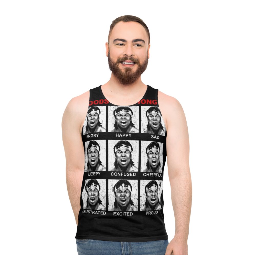 Unisex tank top featuring Chong Li, the iconic martial arts character from the 80s movie Bloodsport