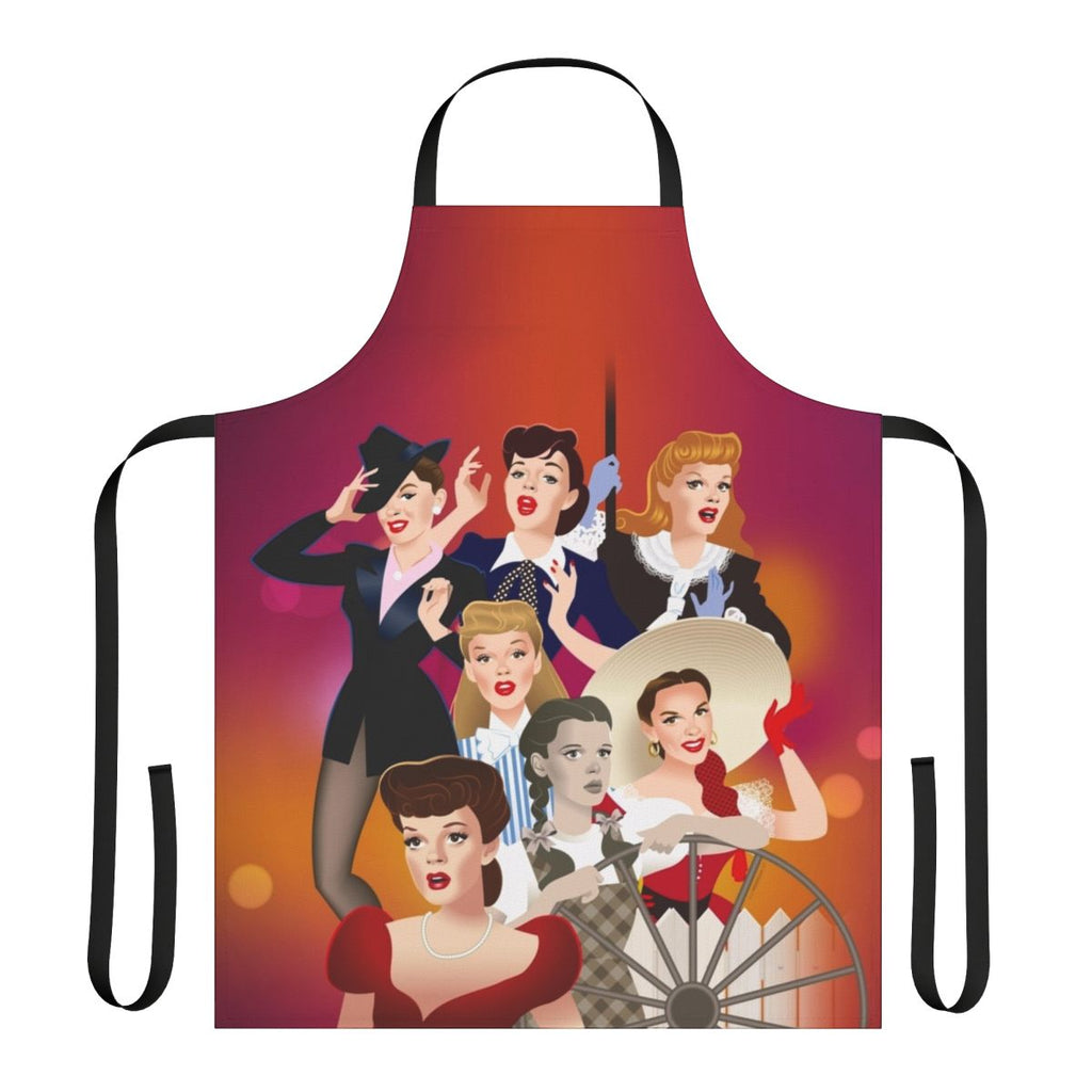 Apron featuring a stylized image of a legendary Hollywood movie star
