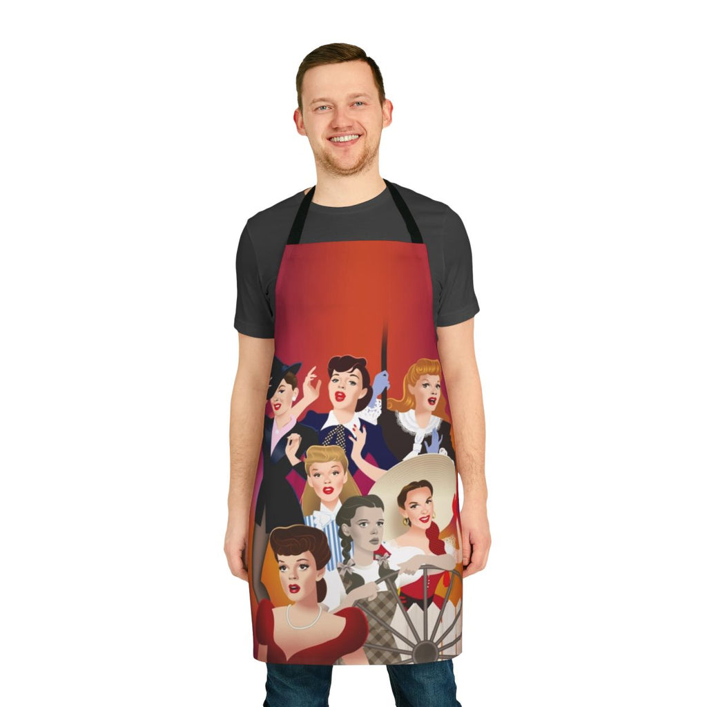 Apron featuring a stylized image of a legendary Hollywood movie star