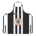 Iconic Newcastle United protest apron in black, white and yellow colors