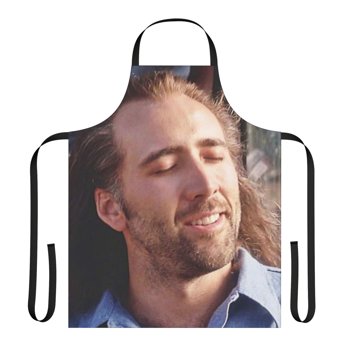 Nicolas Cage Inspired Apron - Featuring the Iconic Actor from Movies like Con Air and Jurassic World