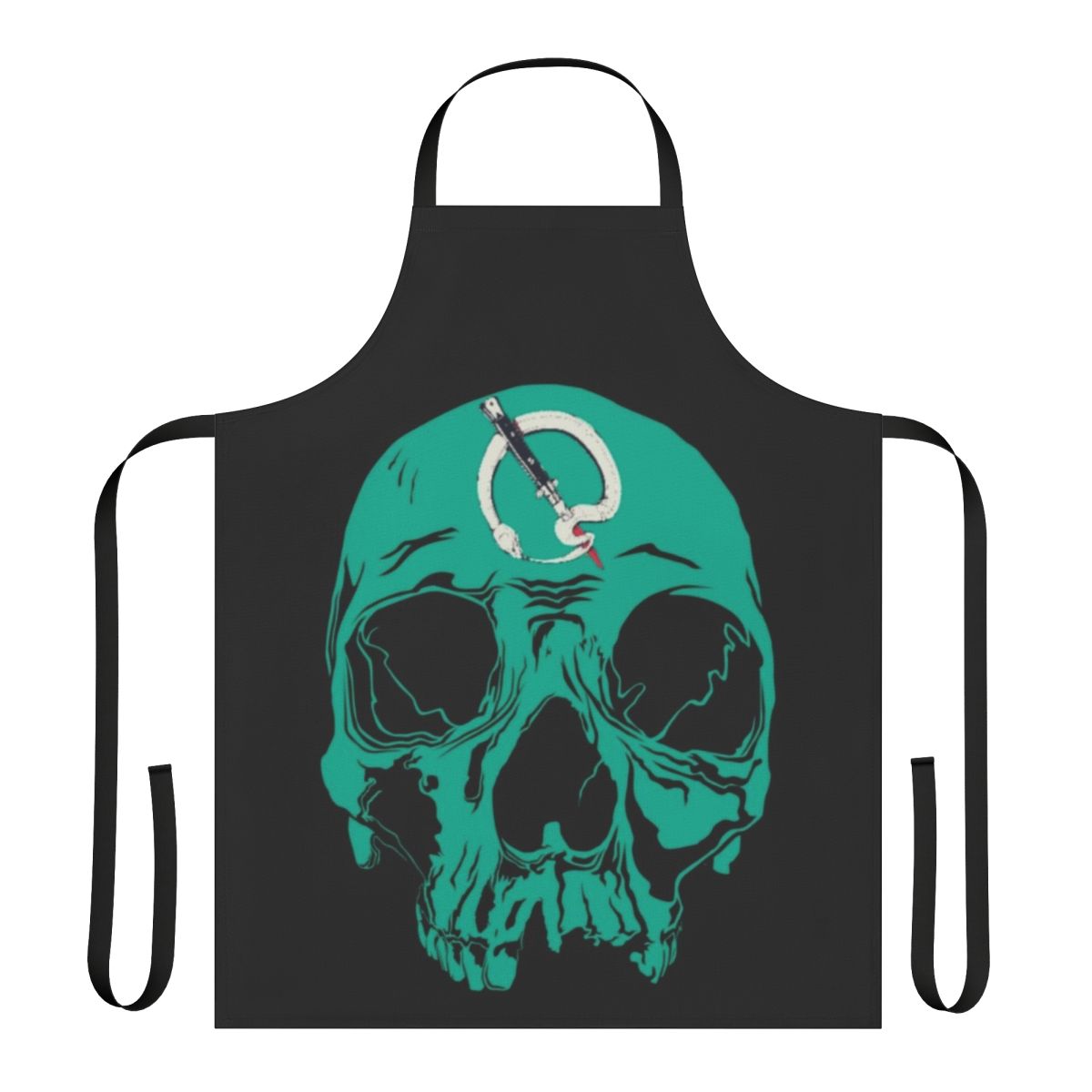 Queens of the Stone Age inspired apron with snake design