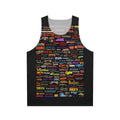Unisex classic rock band tank top