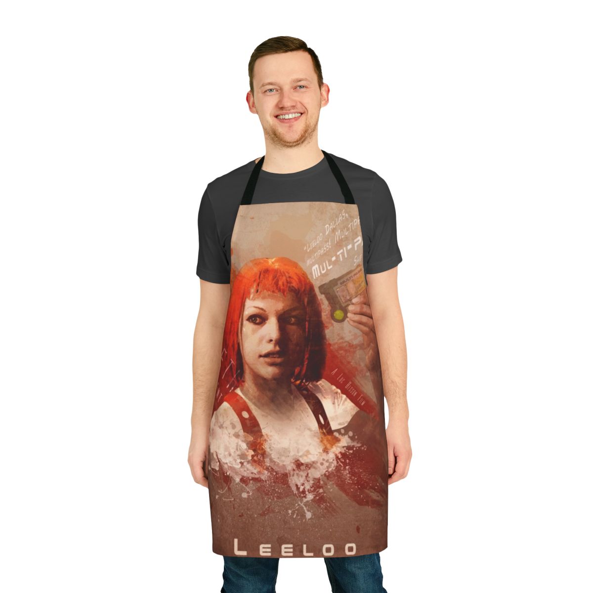 Leeloo Dallas Multipass Sci-Fi Inspired Apron
