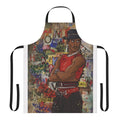 Shabba Doo inspired street dancer themed apron with graffiti and cartoon art