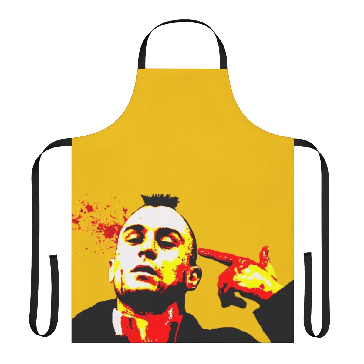 Apron featuring the iconic "Taxi Driver" movie logo and characters