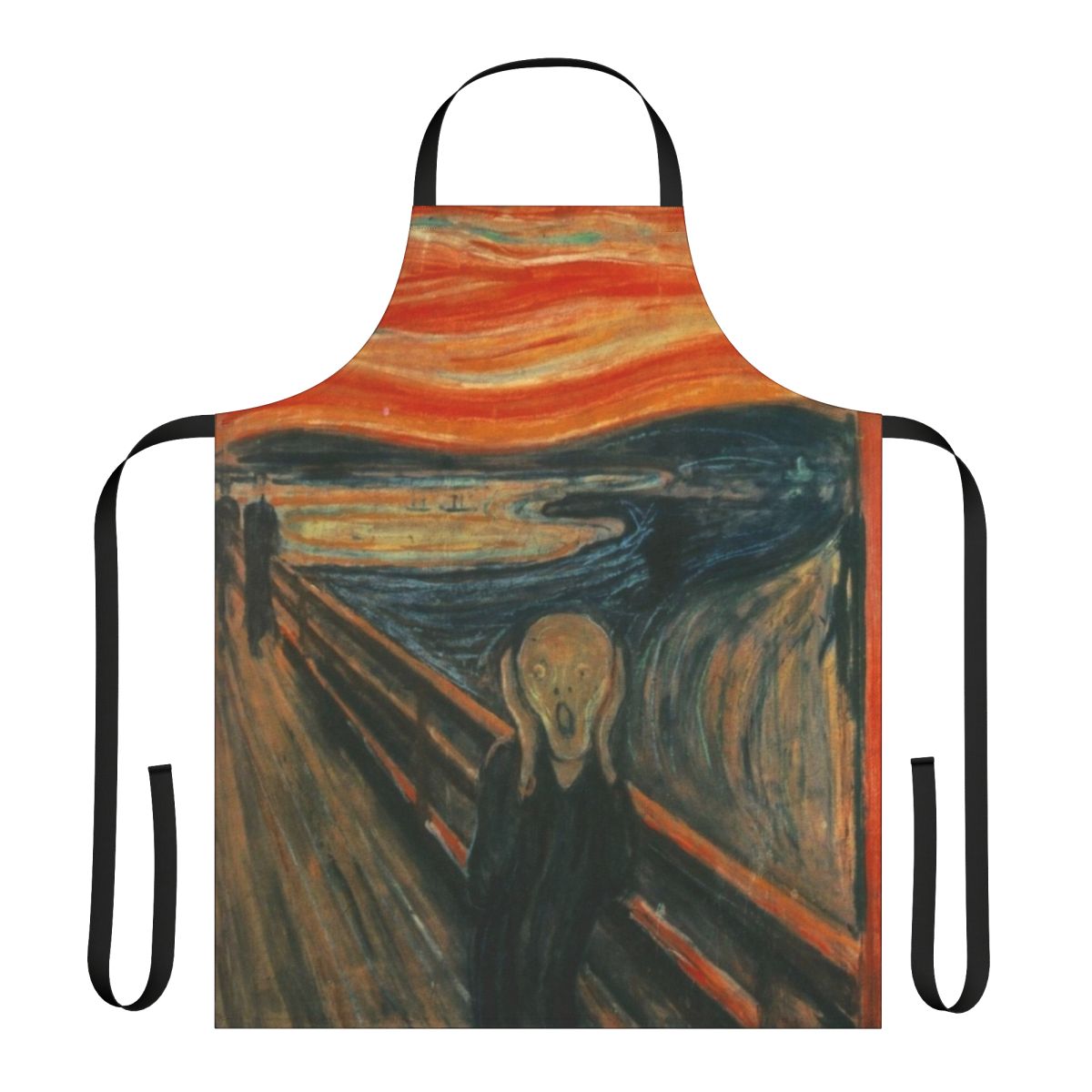Apron featuring the famous "The Scream" painting by Edvard Munch