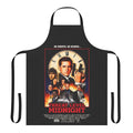 Apron featuring the "Threat Level Midnight" logo and characters from the popular TV show "The Office"