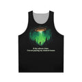 Unisex "If Aliens No Loans" vintage-style tank top