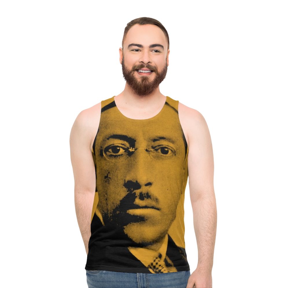 Igor Stravinsky portrait unisex tank top