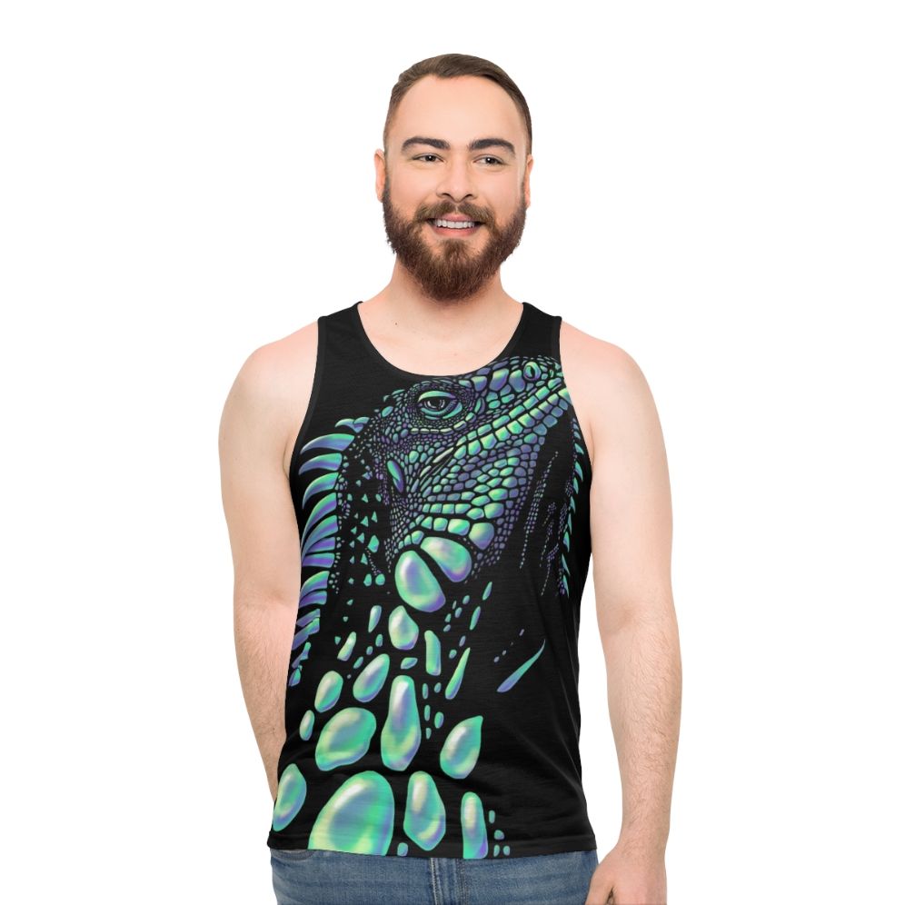 Iguana Bubble Tank Top