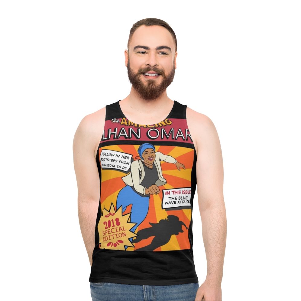 Ilhan Omar Feminist Superhero Tank Top