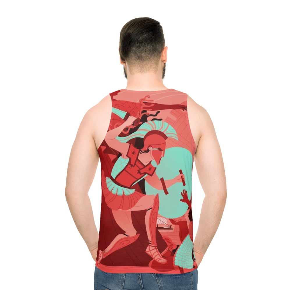 Unisex Iliad Tank Top featuring Greek mythology imagery