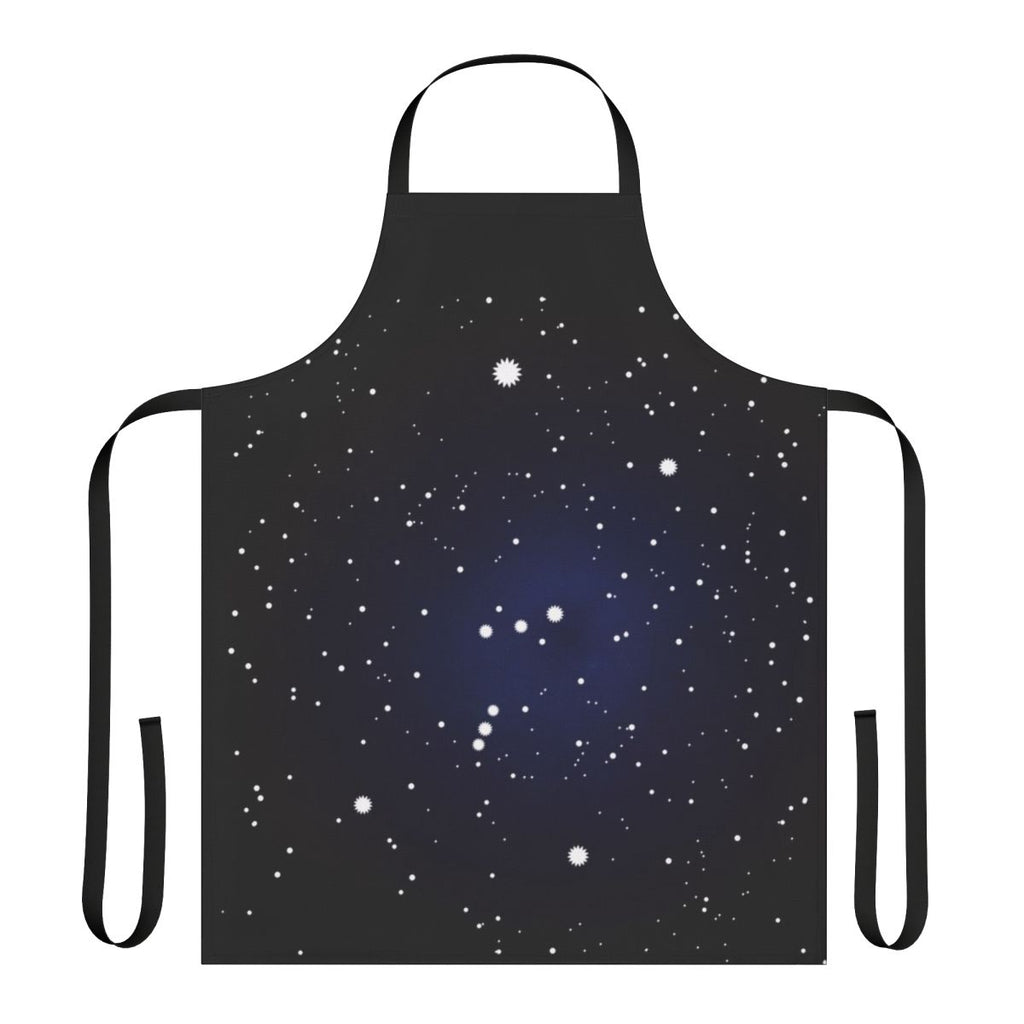 Orion Constellation Apron featuring a detailed depiction of the iconic star pattern