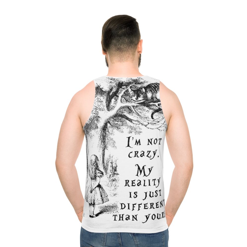 Unisex "I'm Not Crazy" Alice in Wonderland Tank Top