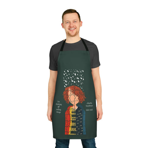 "I'm Thinking of Ending Things" inspired minimalist apron design
