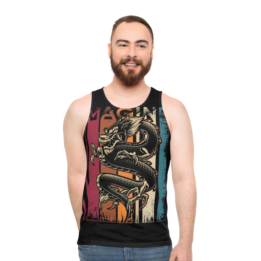 Imagine Dragons Vintage Dragon Graphic Tank Top