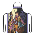 Fantasy-inspired apron featuring dragons and shadows from the Glunwood setting