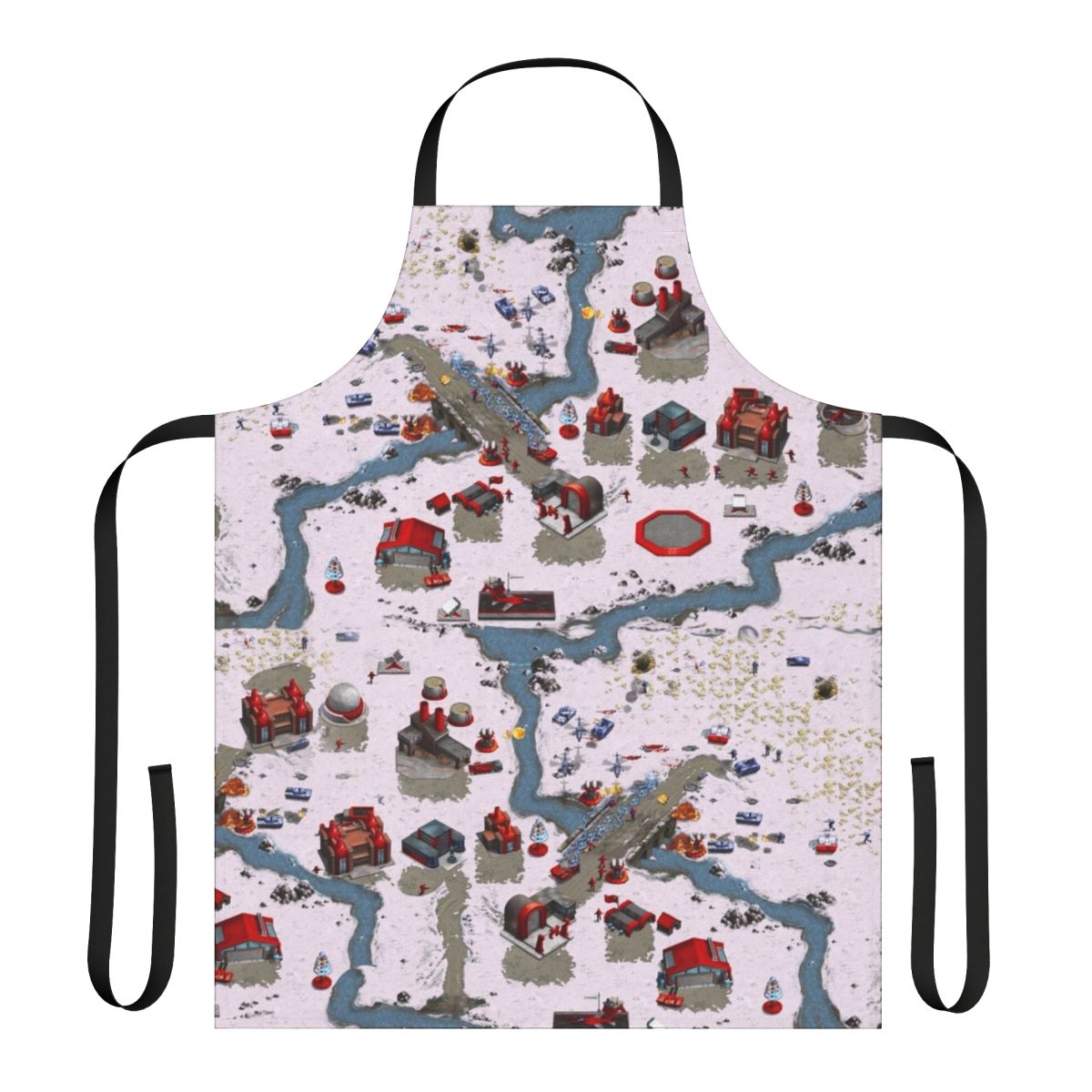 Red Alert Remastered inspired apron for gaming and cooking enthusiasts